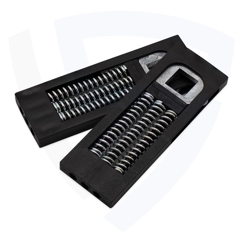 SHIELD HARDWARE Replacement uPVC Door Handle Spring Cassette Pair -