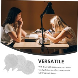 FOMIYES 3pcs Nail Art Stamping Plates Multi-functional Diy Templates for Intricate Nail Designs Easy Application Stamps