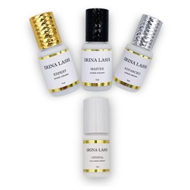 Hair to Hair Eyelash Glue Volume Advanced, Healthcare Approval, Quick Drying in 2 Seconds, Lasts 7 Weeks, 5 ml Black for Extensions Irina Lash