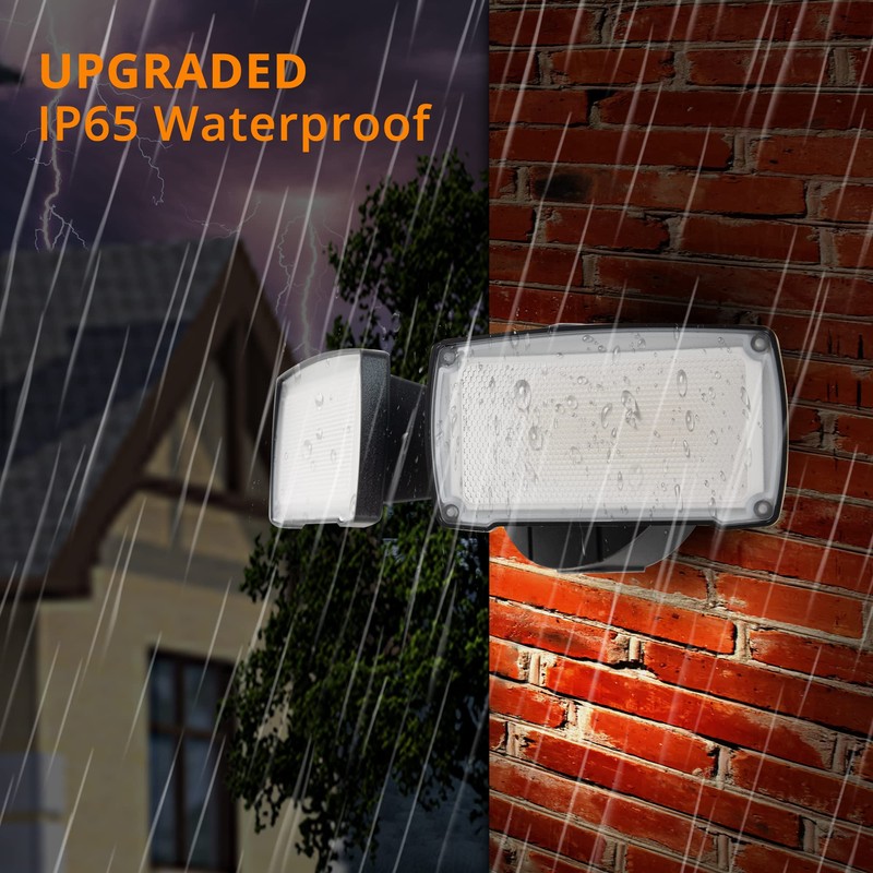 UME 2-Pack 19W Dusk to Dawn LED Security Light Outdoor,