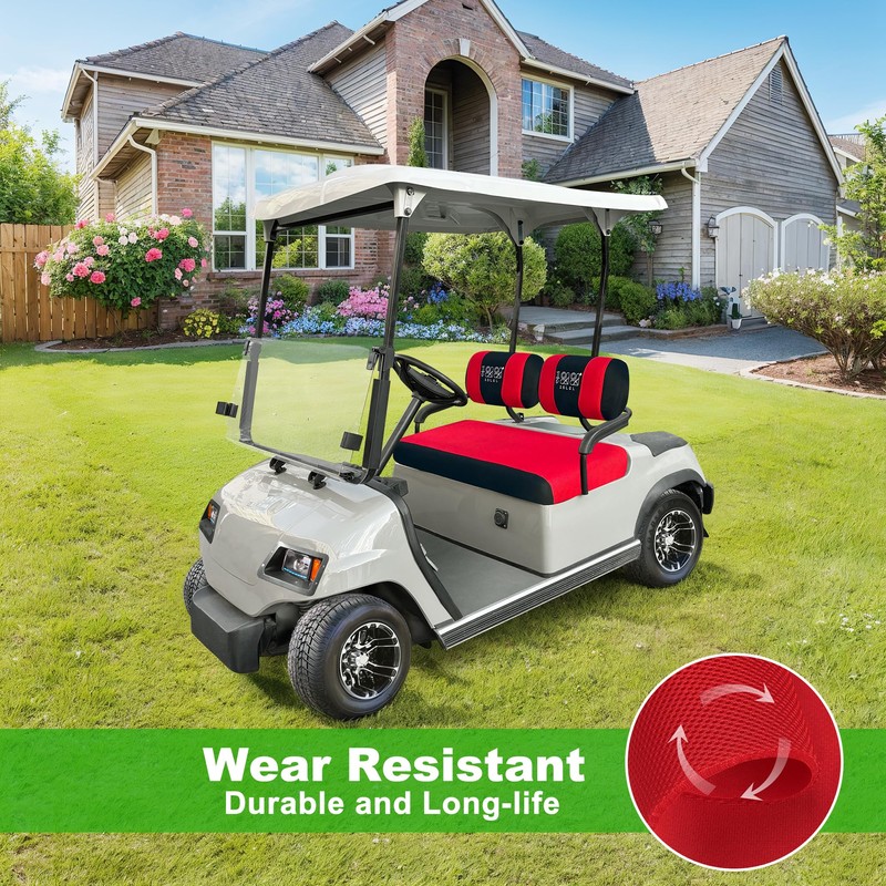 10L0L Golf Cart Front Seat Covers for Yamaha G2/G9/G16/G19/G22 &