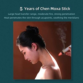 Moxibustion Moxa Sticks Rolls Wormwood Mugwort Artemisia aijiu Medicina china (10 piezas/caja)