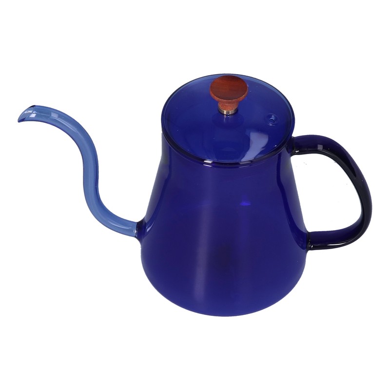 Coffee Kettle Glass Coffee Pot 600ML Coffee Drip Kettle Long