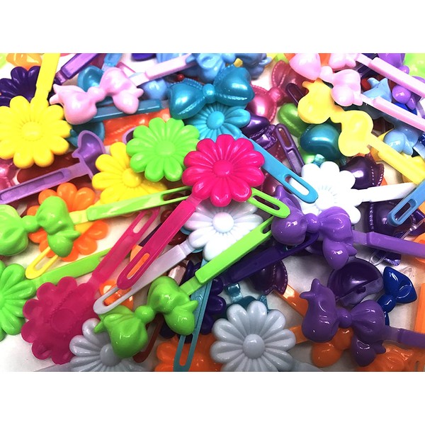 Crispy Collection Hair Accessories for Girls Assorted Hair Clips Selection Birthday Gifts for Girls (24 Pieces)