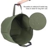 Yosooo Portable Waterproof Reusable Canvas Garden Lawn Leaf Trash Waste