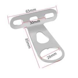 Luoyuanjia Bicycle Basket Support Bracket for Bicycle, 2 Pcs Frame Bicycle Basket Front Rear Lamp Support, Universal Bicycle Support for Folding Bikes Mountain Bikes Electric Bikes