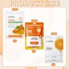 Vitamin C Gel Maske,Kurkuma-Vitamin-C-Ton-Maske,Vitamin C Tuchmaske,Vitamin-C-Maske,Glättet und Hydratisiert mit Glow-Effekt,