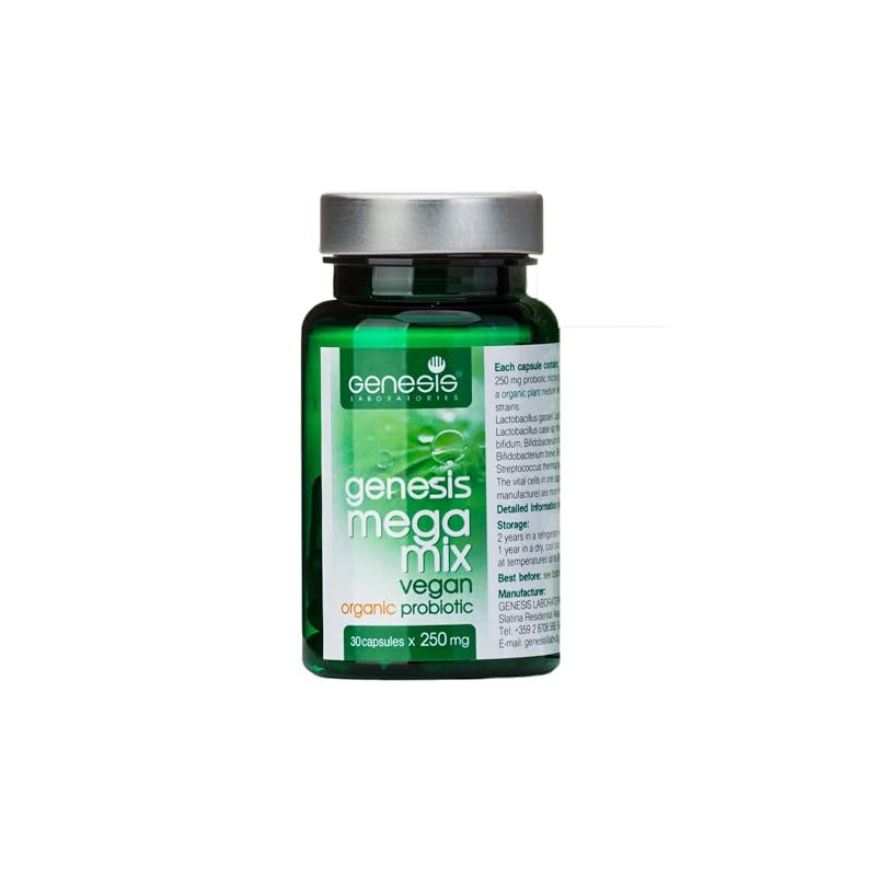Bio Probiotic Supplement 30 Capsules with Bifidobacterium and Lactobacillus Spp.