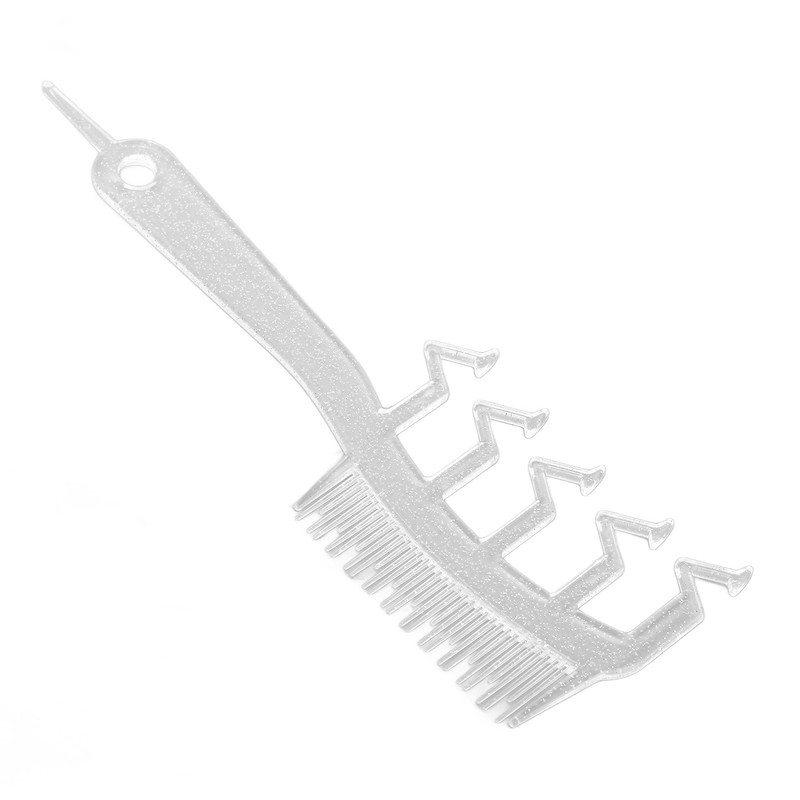 10pcs Z Shaped Wide Tooth Comb Stylish Portable Double Sided