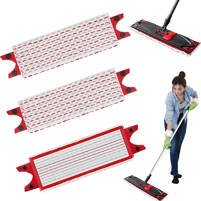 3pcs Microfiber Replacement Mop Pads for Vileda Ultramat UltraMaT 2in1