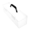 Tofficu Artist Paint Brush Storage Box Tool Organizer Plastic Storage