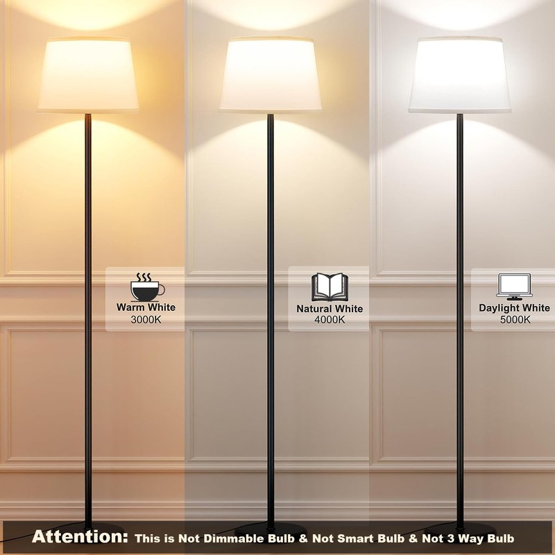 Youtime LED Light Bulb A19 3 Color Temperature 3000K-5000K-4000K,3CCT Color