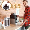 Mimorou 3 Pcs Stainless Steel Canister Set with Glass Windows
