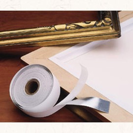 Lineco, Frame Sealing Tape White, Self Adhesive - 1.25in x 85 ft - for Frame Sealing, DIY, Crafts, Seals Frame Backing for Sturdy Design and Debris Prevention