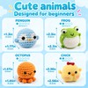 Animal Crochet Kit for Beginners – DIY Starter Set with
