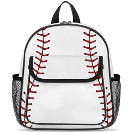 ADTASU Toddler Baseball Backpack, Kids Backpack Boys, Kids Bookbag for Elementary School Kindergarten Preschool Children Travel With Chest Strap