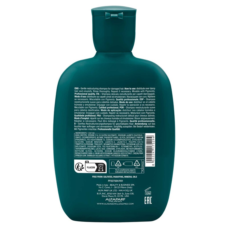 Alfaparf Milano Semi Di Lino Reconstruction Reparative Low Shampoo 250ml