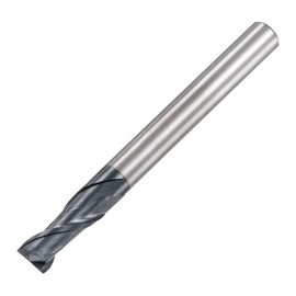sourcing map Square Nose End Mill, 5mm Tip Dia Solid Carbide AlTiN Coated CNC Router Bits 2 Flute Spiral Milling Cutter HRC45 with 5mm Shank 50mm (2-inch) Length