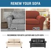 H.VERSAILTEX 3 Piece Stretch Sofa Covers for 2 Cushion Loveseat