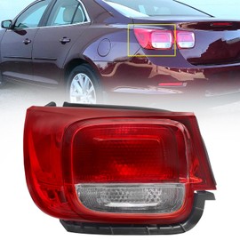 Tail Lights Assembly Fit For 2013 2014 2015 Chevy Malibu LT LS ECO Left Outer (Left Driver Side)