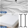 CHRORINE Bed Sheet Holder Straps Adjustable Sheet Fasteners Clips Keep