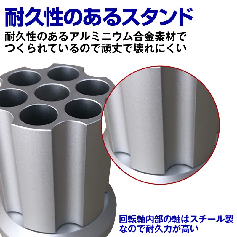 Felimoa Rotating Pen Holder Aluminum Alloy Pen Holder Pen Holder