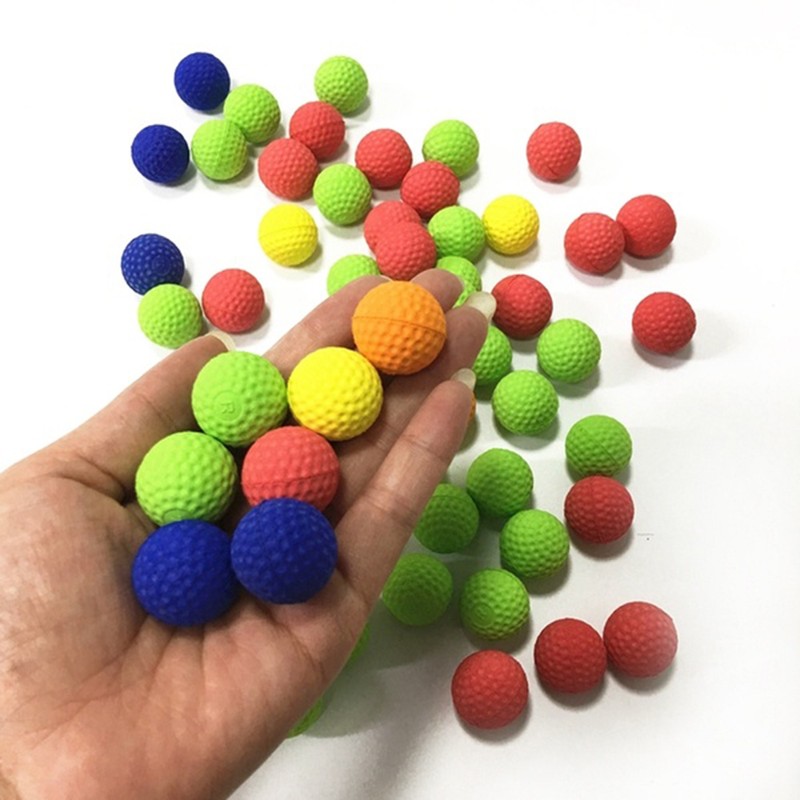 100Pcs Rounds Foam Ammo Refill Replace Balls Pack Children Kids