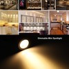 Adjustable Mini LED Spotlight Aluminum 2 Pack Indoor DC 12V