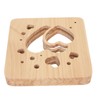 Wooden 3D LED Light Valentine's Day Hollow Hearts Shape Style