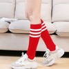 DRESHOW 3 Pairs Knee High Socks for Women Casual Stripe