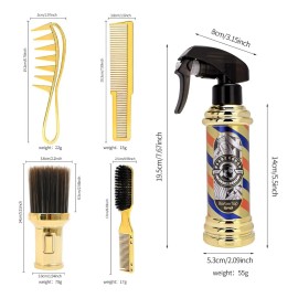 Juego De Cepillo Para El Cabello Y Botella Con Atomizador