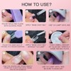 Biutee Solid Nail Tips Gel Nail Art Gel Nail Glue