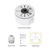 Universal Bullet Security Camera Junction Box Mount Bracket， Aluminum Waterproof