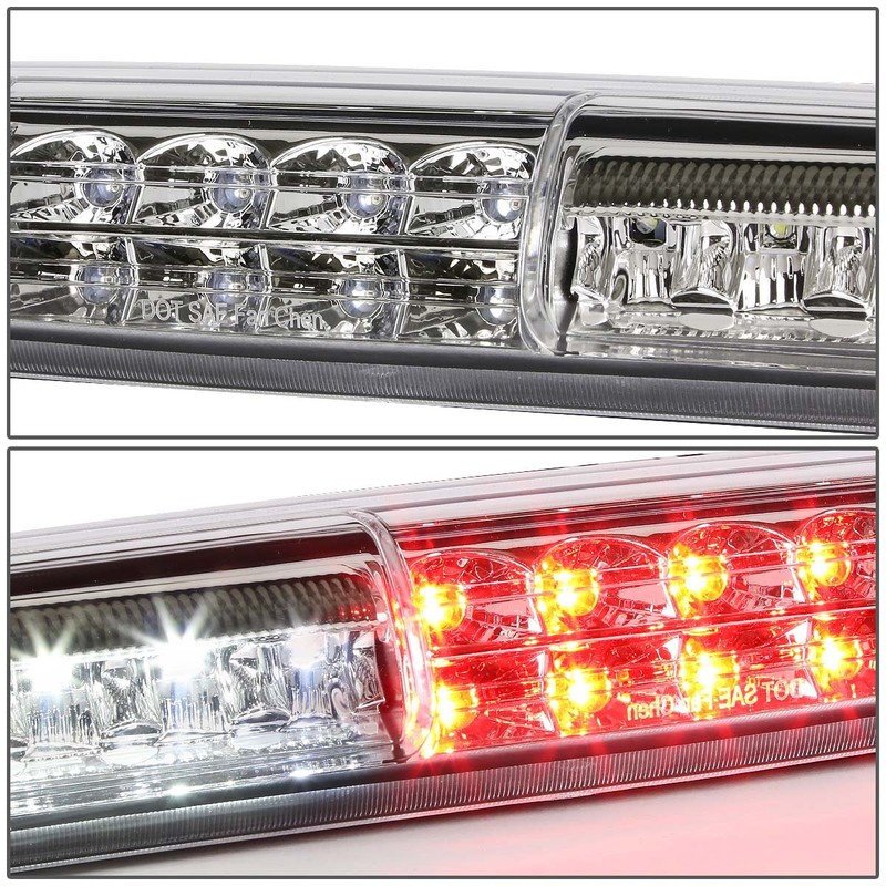 DNA MOTORING 3BL-GMC99-LED-CH Chrome Housing LED High Mount 3rd Third