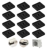 Pack of 12 Vibration Damper Air Conditioning Rubber Vibration Damper