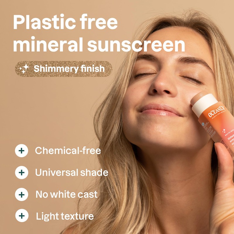Crema Facial En Barra Attitude Oceanly Tinted Shimmer Spf30 30