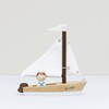 Le Toy Van Wooden Sailing Boat & Captain, Fuel Imagination