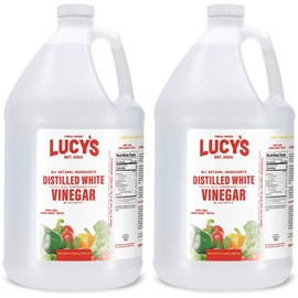 Lucy's Lucy's Family Owned - Natural Distilled White Vinegar, 1 Gallon 128oz. (Pack of 2)
