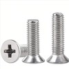 #8-32x1/2 UNC Phillips Flat Countersunk Head Machine Screws, 304 Stainless