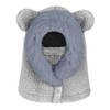 JFAN Children's Winter Hat Warm Plush Scarf Hat Boys Girls