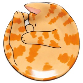 Danica Jubilee Meow & Furever Trinket Tray, Grey Stripe