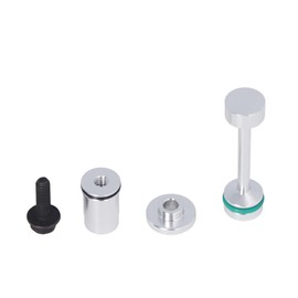 Leakproof Oil Pipe Support Kit,Oil Diverter Barbell Galley Plug Kit,Aluminum Oil Diverter Barbell by Pass Pickup Tube Hold Down Gallery Plug Set for LS Engines 4.8