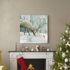 Renditions Gallery Reindeer and Cardinal Wall Art, Cute Christmas Artwork,