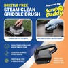 Mr. Bar-B-Q Bristle Free Large Steam Clean Griddle Brush Powered