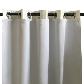 DriftAway Thermal Insulated Blackout Curtain Liner 2 Panels Each Liner Size 50 Inch by 92 Inch Rings Included