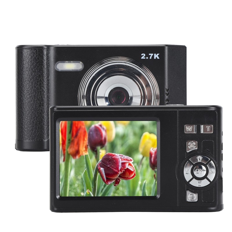 Digital Camera 48MP 2.7K HD 8x Zoom Compact 2.8 Inch