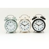 Fuji Boeki Table Clock, Pale Blue, Width 4.6 x Depth