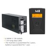 600VA/360W Ups Battery Backup and Surge Protector,Computer Uninterruptible Power Supply