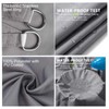 Sunal Triangle Sun Shade Sails 10'x10'x10', Outdoor Waterproof Shade Sail,