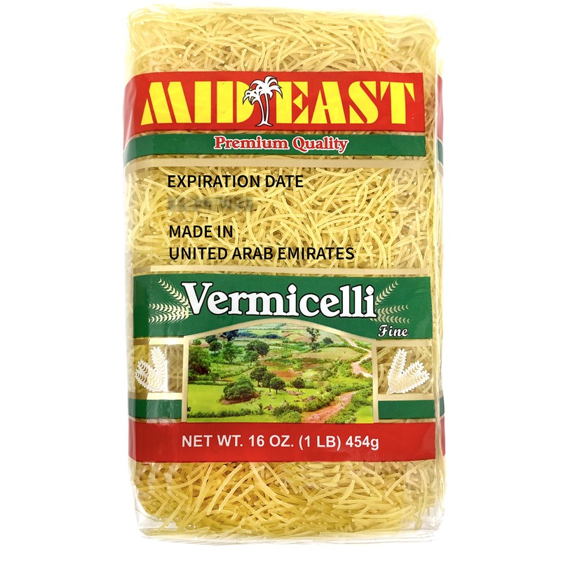 Mid East Vermicelli Pasta 16oz ~ 454g each | Pack